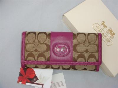 Coach Wallets - 44001 purple / apricot